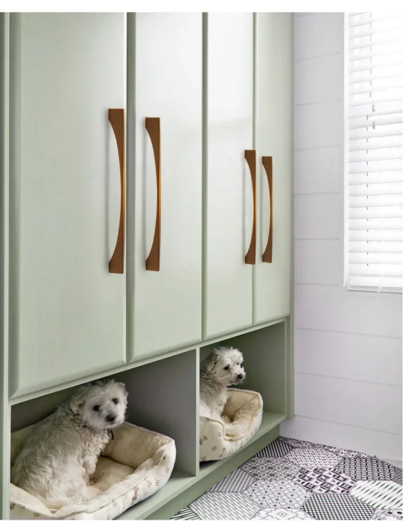 Classical Antique Cabinet Handles Brass Yellow Bronze Pulls Drawer Hardware Furniture Kitchen And Wardrobe Door Knobs