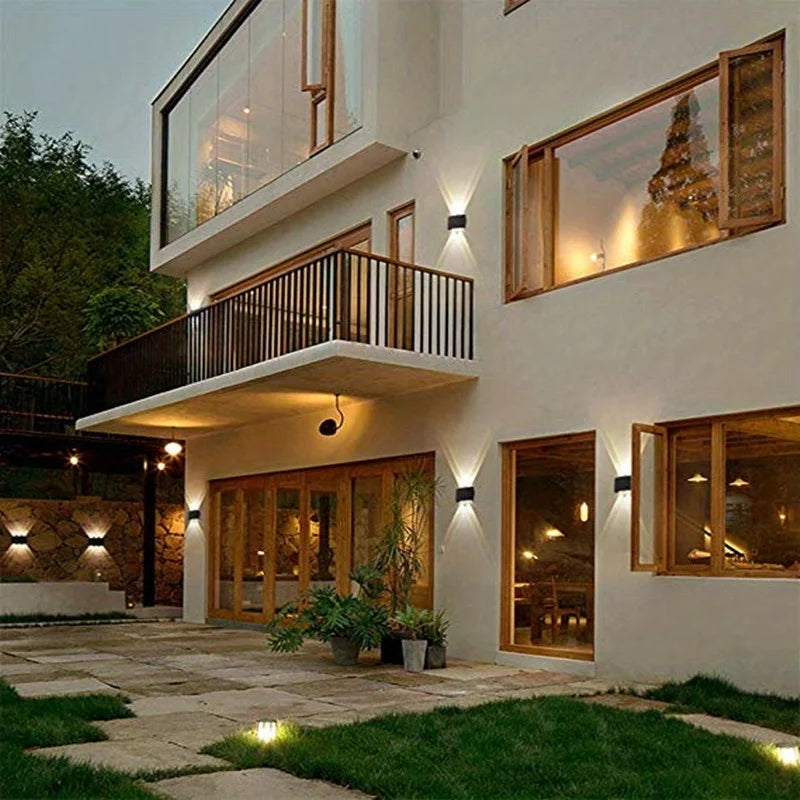 LED Wall Lamp Outdoor Waterproof IP66 Interior Wall Light 4W Garden Lights Bedroom Living Room Stairs Lighting