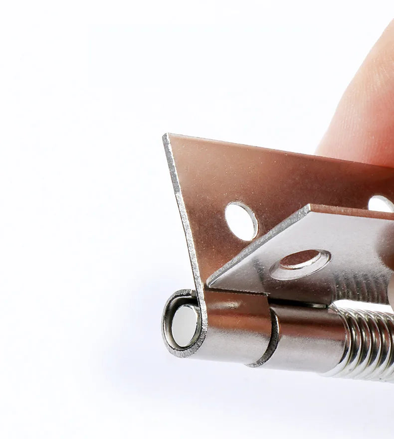 Door Hinges Cross Hinge Automatic Rebound Cabinet Cupboard Window Cabinet Jewelry Box with Spring Furniture Repair Hardware