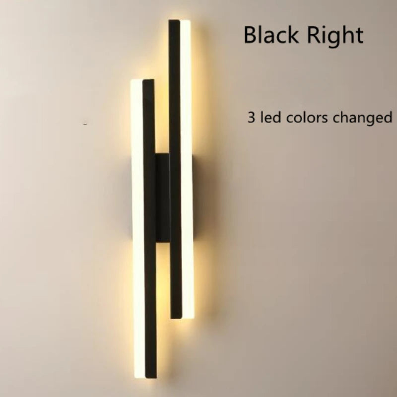 LED Bedroom Wall Lamp Wall Sconces Copper Line Pipe Acrylic Lampshade Indoor Lighting for Living Room Corridor Light Fixture