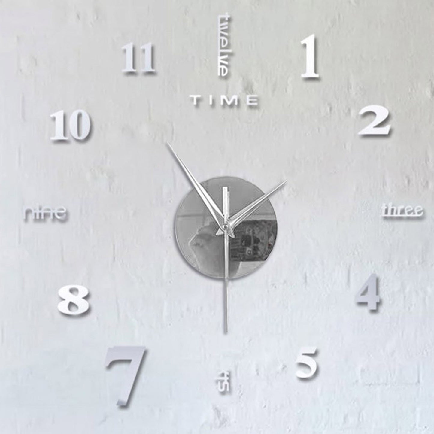 3D Wall Clock Mirror Wall Stickers Creative DIY Wall Clocks Modern Design Mute Quartz Needle Watch reloj de pared Home Decor HOT