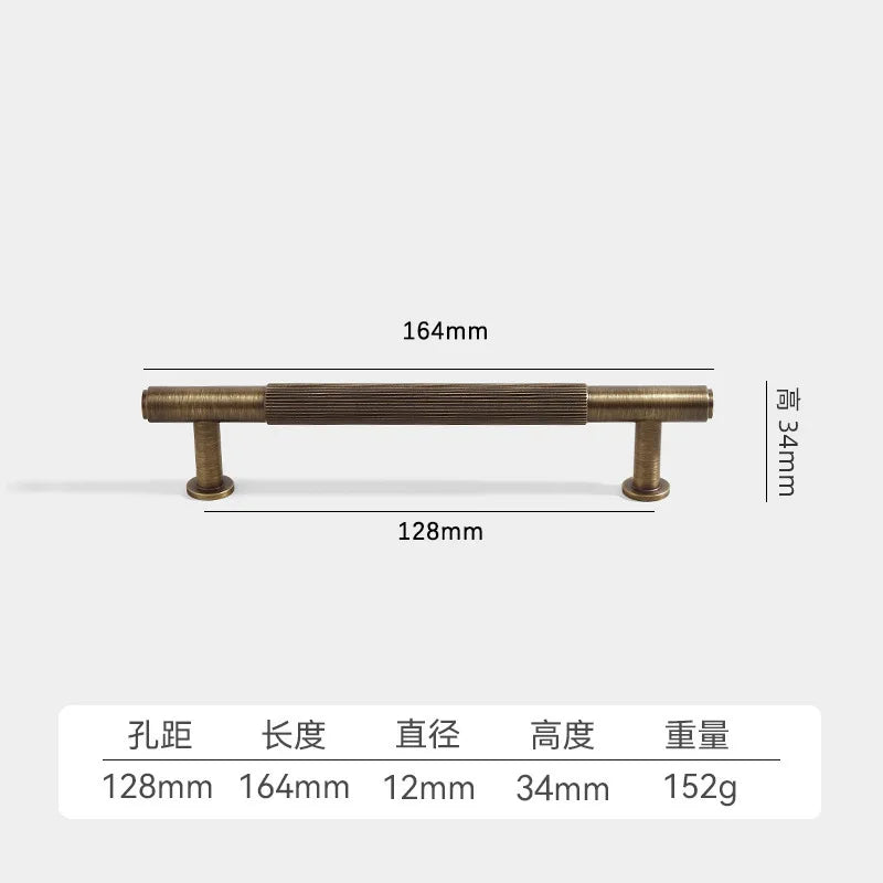 Solid Brass Furniture Handles Antique Bronze Wardrobe Dresser Cupboard Cabinet Drawer Shoe Box Wine Bar Pulls Knob Hardware Pull