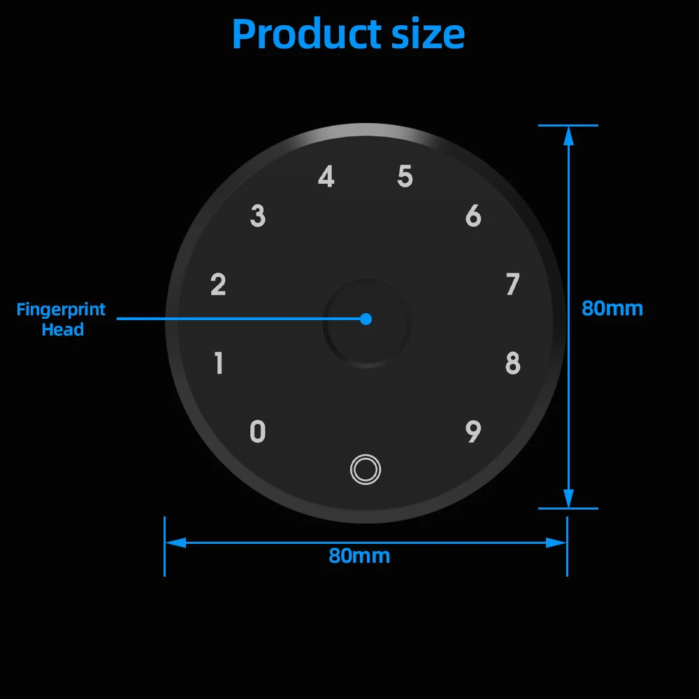 RAYKUBE A1 Ultra Tuya BLE Intelligent Electronic Door Lock with Wireless Fingerprint Keypad Lock FPT1 Punch-free installation
