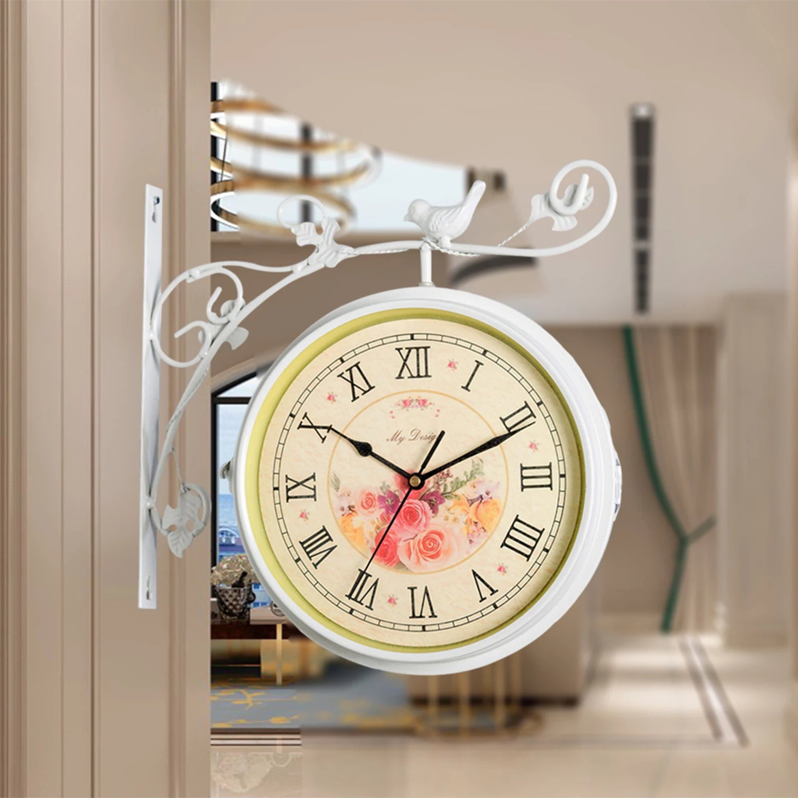 Buy Double Sided Silent Wall Clock | Save 20% Today