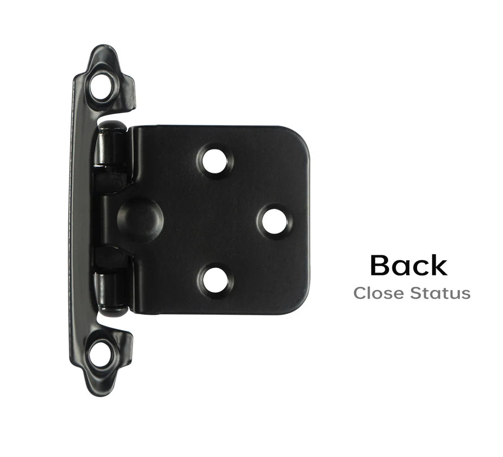 Decorative Metal Self Closing Cabinet Hinges for Wood Kitchen Furniture 1/2" Overlay Face Frame Cupboard Door Spring Hinge