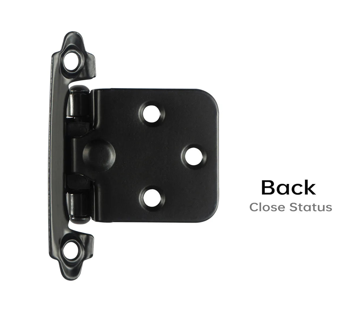 Decorative Metal Self Closing Cabinet Hinges for Wood Kitchen Furniture 1/2" Overlay Face Frame Cupboard Door Spring Hinge