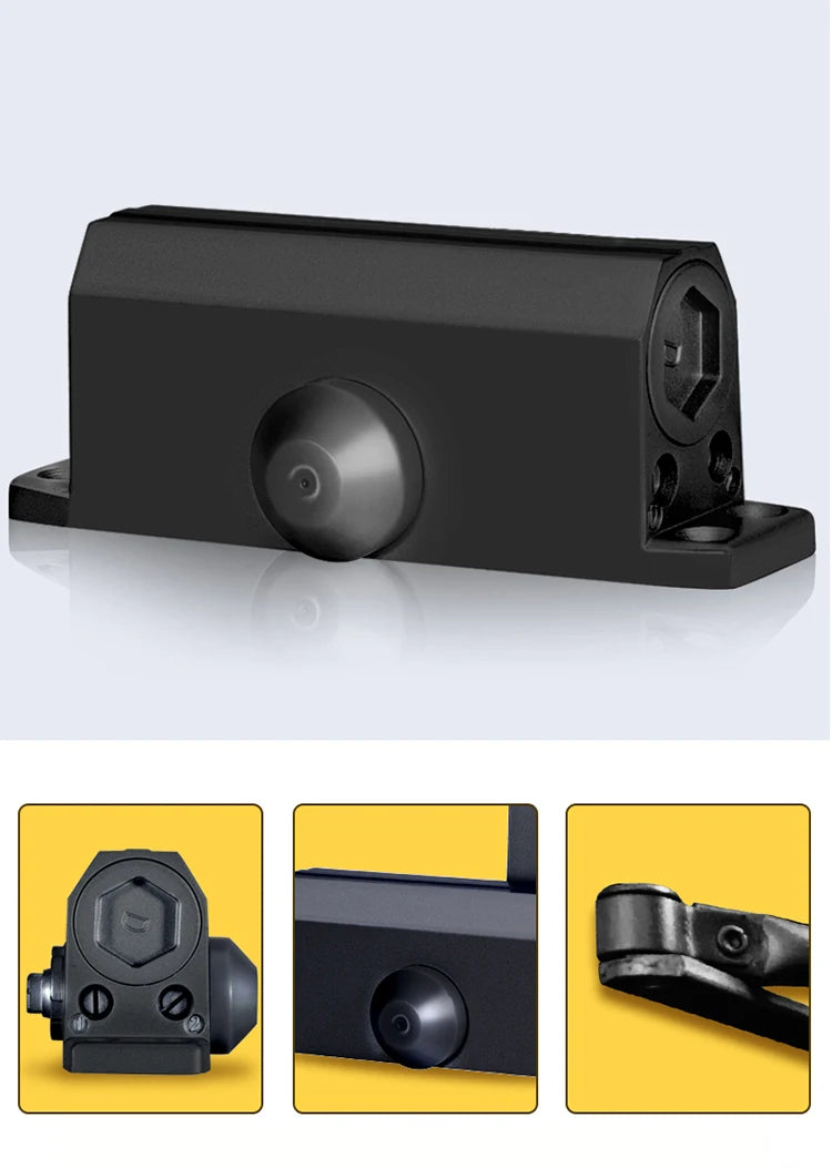 KAK Automatic Door Closer 2 Spring Hydraulic Buffer Adjustable Door Stopper Speed Mute Closing For 25 to 80KG Door Hardware