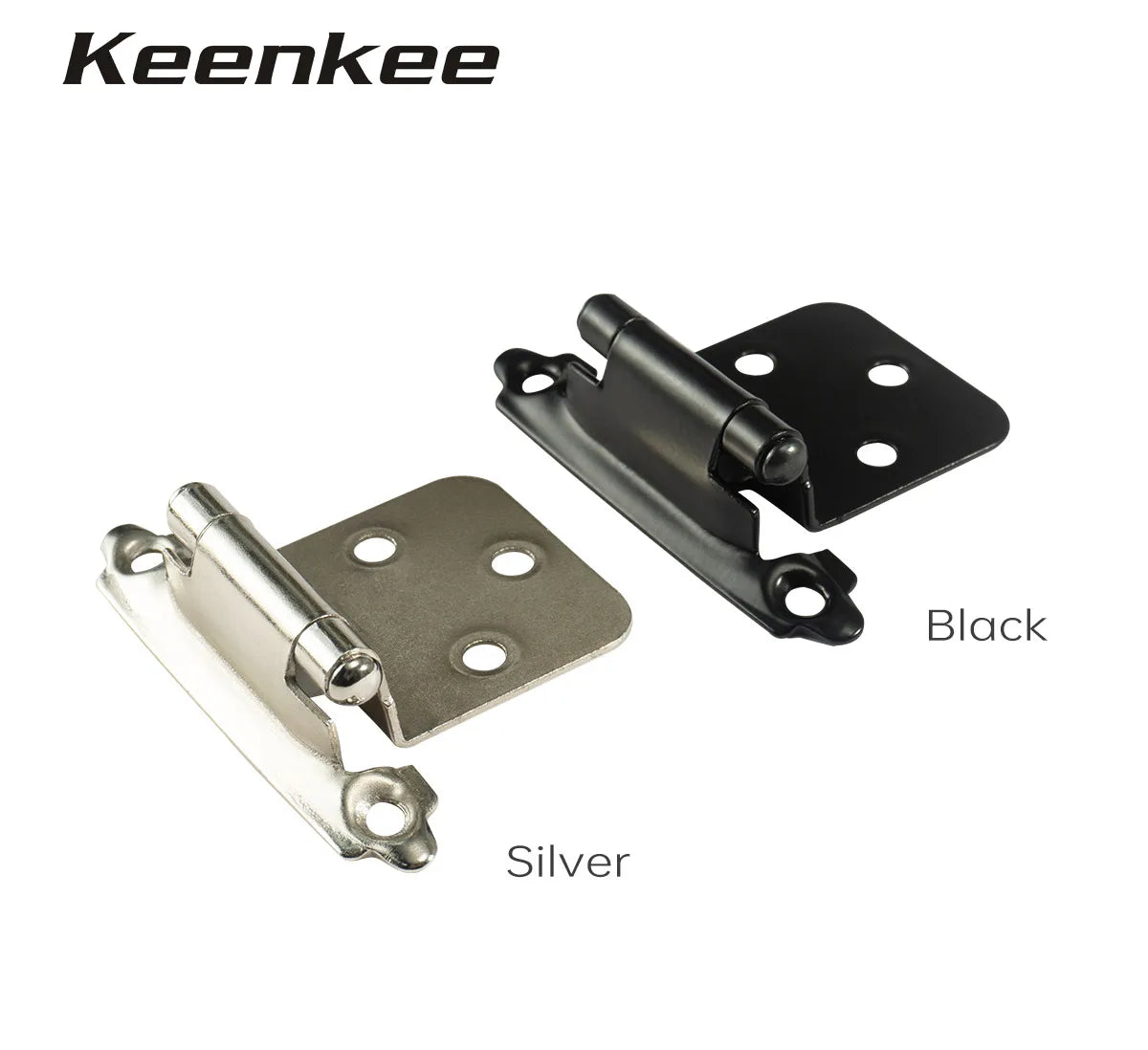 Decorative Metal Self Closing Cabinet Hinges for Wood Kitchen Furniture 1/2" Overlay Face Frame Cupboard Door Spring Hinge