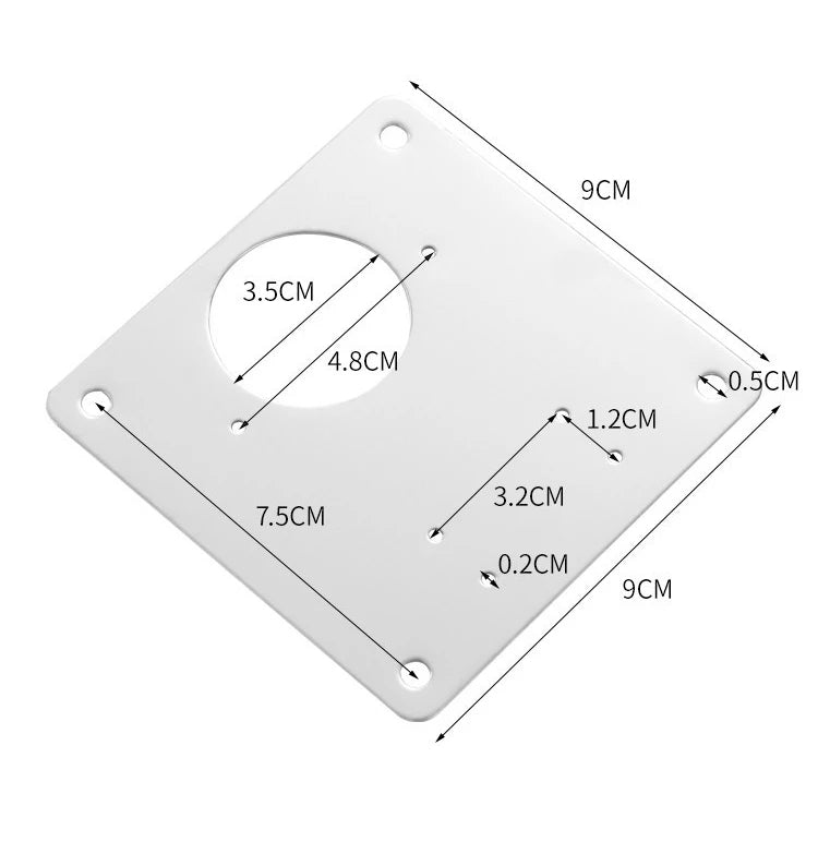 KAK 8pcs Hinge Repair Plate Brushed Stainless Steel Cabinet Hinge Fixing Plate Bracket Kit with Mounting Screws Door Hardware