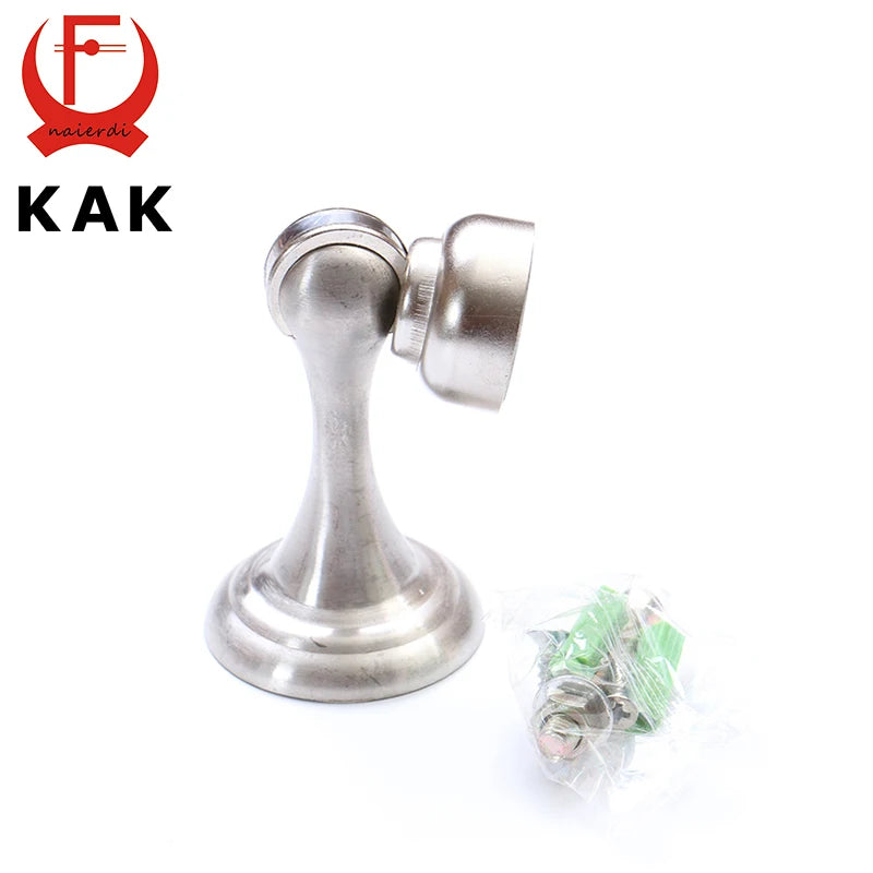 KAK 8pcs Hinge Repair Plate Brushed Stainless Steel Cabinet Hinge Fixing Plate Bracket Kit with Mounting Screws Door Hardware