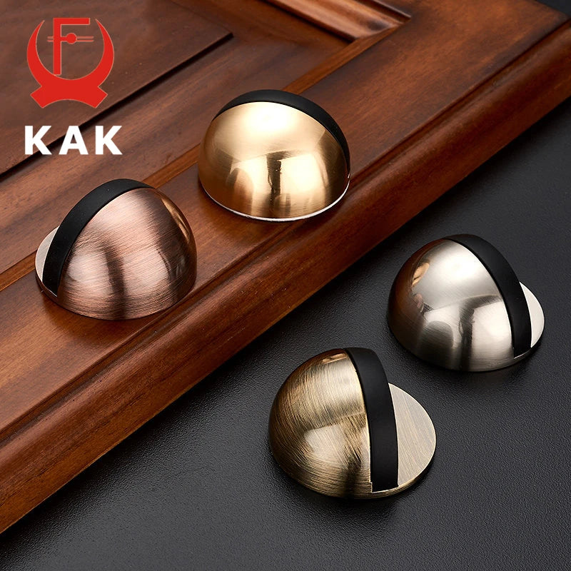 KAK 8pcs Hinge Repair Plate Brushed Stainless Steel Cabinet Hinge Fixing Plate Bracket Kit with Mounting Screws Door Hardware