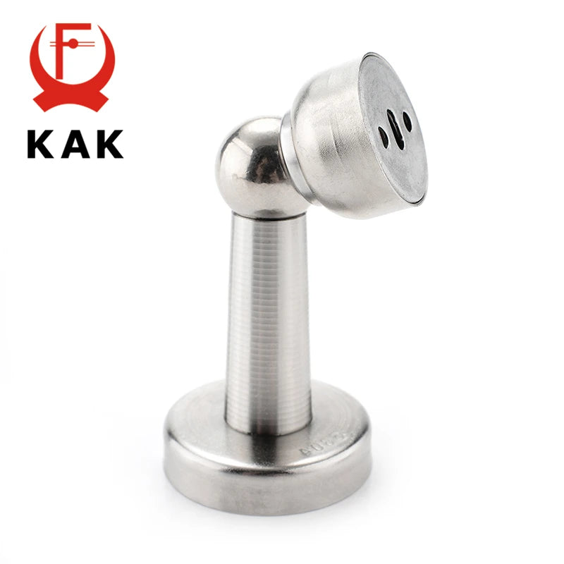 KAK 8pcs Hinge Repair Plate Brushed Stainless Steel Cabinet Hinge Fixing Plate Bracket Kit with Mounting Screws Door Hardware
