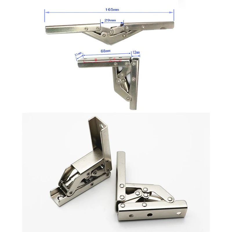 (1 slide+2 hinges)/Lot extendable table slide hardware fitting table top extension RV folding table