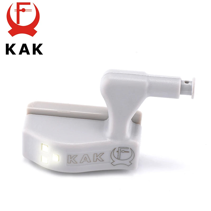 10PCS KAK LED Cabinet Hinge Light with Inner Sensor for Kitchen and Wardrobe, 0.25W Universal Hardware