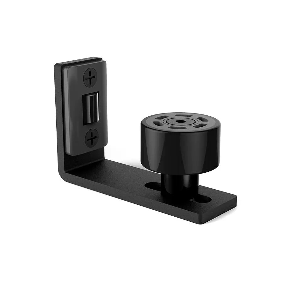 WOLFBIRD Heavy Duty Barn Sliding Door Hardware Kit Suitable for Single Wooden Door 4FT-10FT Slides Rail System + Floor Guide