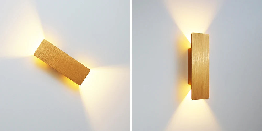 Modern Simple 6W LED Indoor Wall Lamp Bedroom Living Room Home Lighting Aisle Corridor Decoration Aluminum Wall Light AC85-265V