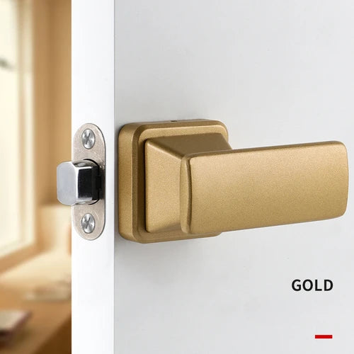 Lowest price invisible door handle anti backlock wooden door hidden door single side lock withkey hidden lock furniture hardware