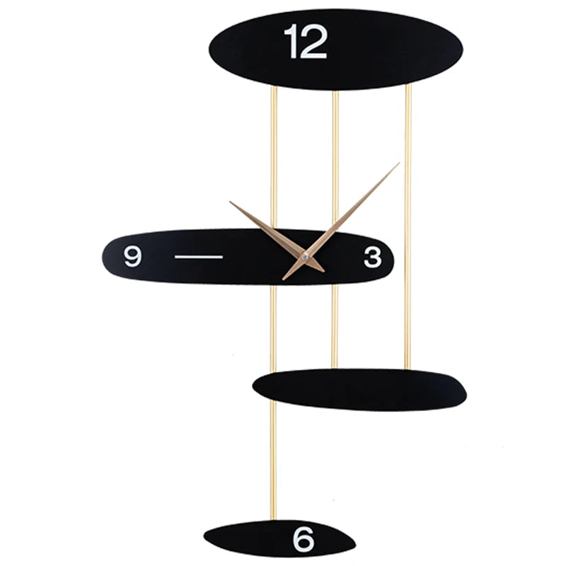 Modern Light Luxury Wall Mounted Clock, Internet Famous Fashion Decoration Watch,creative Home Minimalist and Atmospheric Clock
