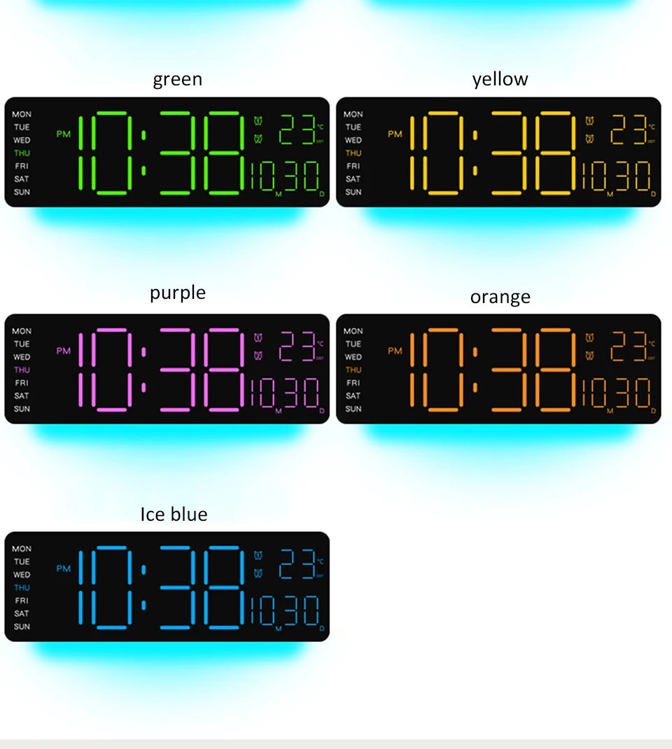 Best 13" LED Digital Alarm Clock for $81 | Free Shipping