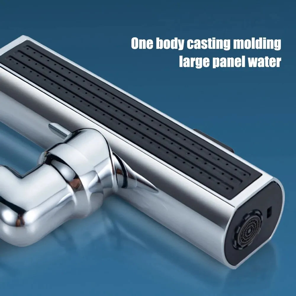 Feiyu Three Level Waterfall Universal Faucet Extension Device Vegetable Washing Splash Proof Device Rotatable Universal Jointbox