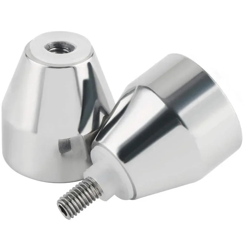 Bathroom Glass Door Knob Aluminum Alloy Shower Cabinet Window Kitchen Cupboard Hardware Handle with Screw Modern Home Decor
