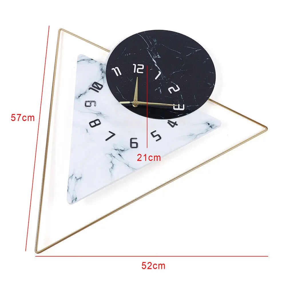 Large Wall Clock Oversized Living Room Silent Decorative Modern Home Big Office