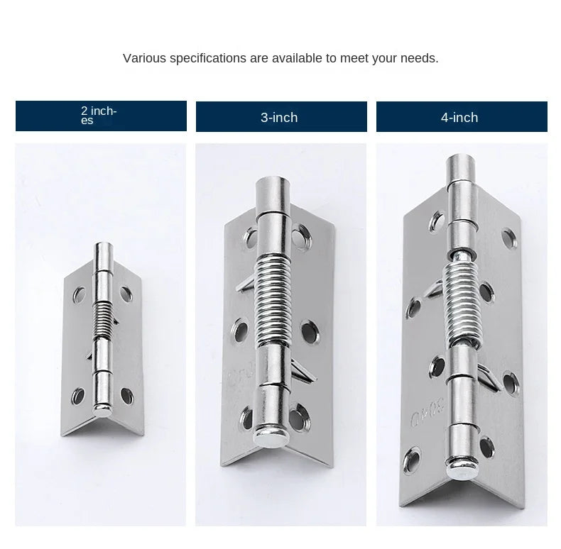 Door Hinges Cross Hinge Automatic Rebound Cabinet Cupboard Window Cabinet Jewelry Box with Spring Furniture Repair Hardware