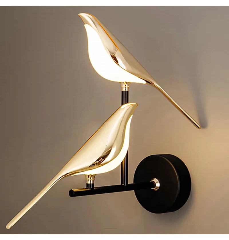 Buy Nordic Golden Bird LED Wall Lamp | Save 20% Now