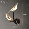 Buy Nordic Golden Bird LED Wall Lamp | Save 20% Now