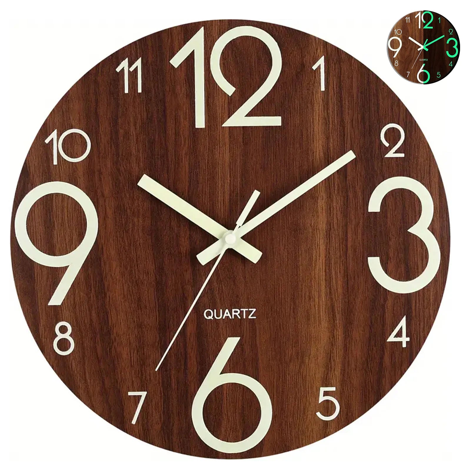 Buy Silent Luminous Wall Clock for Home - Only $35!