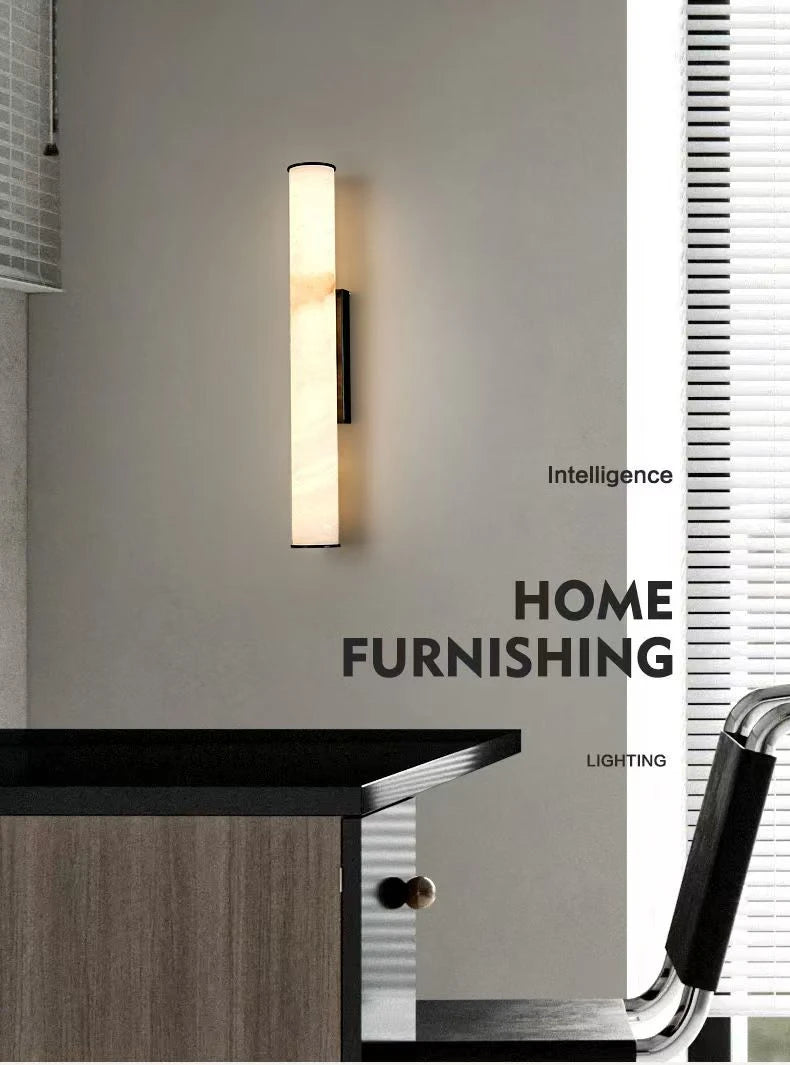 High-end Marble Modern Wall Lamp, Luxurious Living Room, Corridor, Bedroom, Dining Room, Room Decoration Lighting Wall Lamp