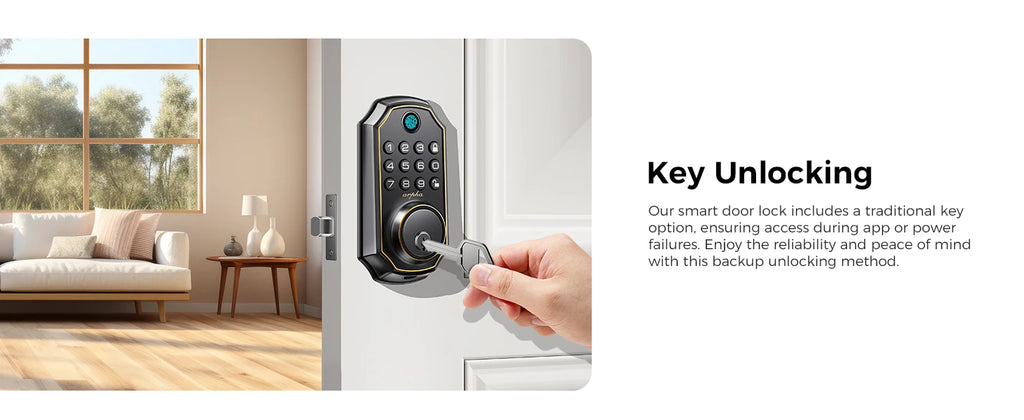 Buy Smart Fingerprint Deadbolt | Secure Keyless Entry – Only $95.65