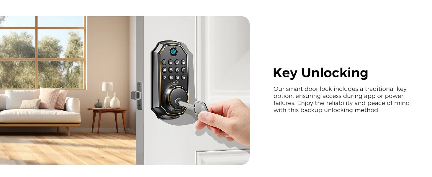 Buy Smart Fingerprint Deadbolt | Secure Keyless Entry – Only $95.65