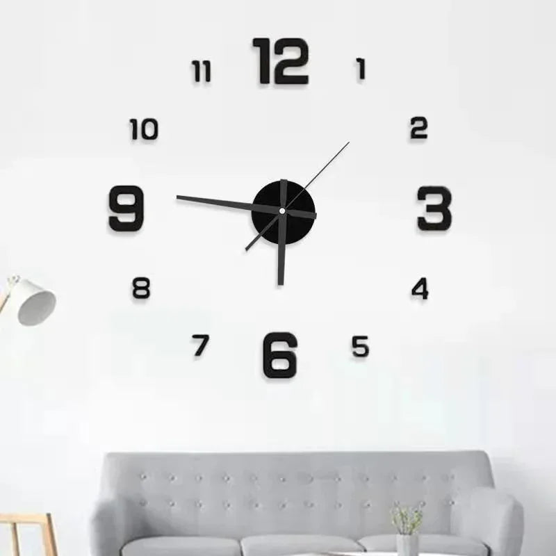 Buy Large 3D Wall Clock - Modern & Silent | Only $7.99