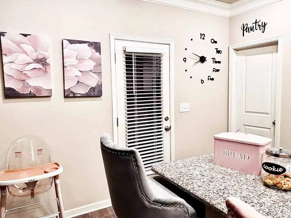 MCDFL 3D Large Wall Clock Self Adhesive Acrylic Mirror Stickers Giant Watches Timepiece Decoration Living Room for Home Interior