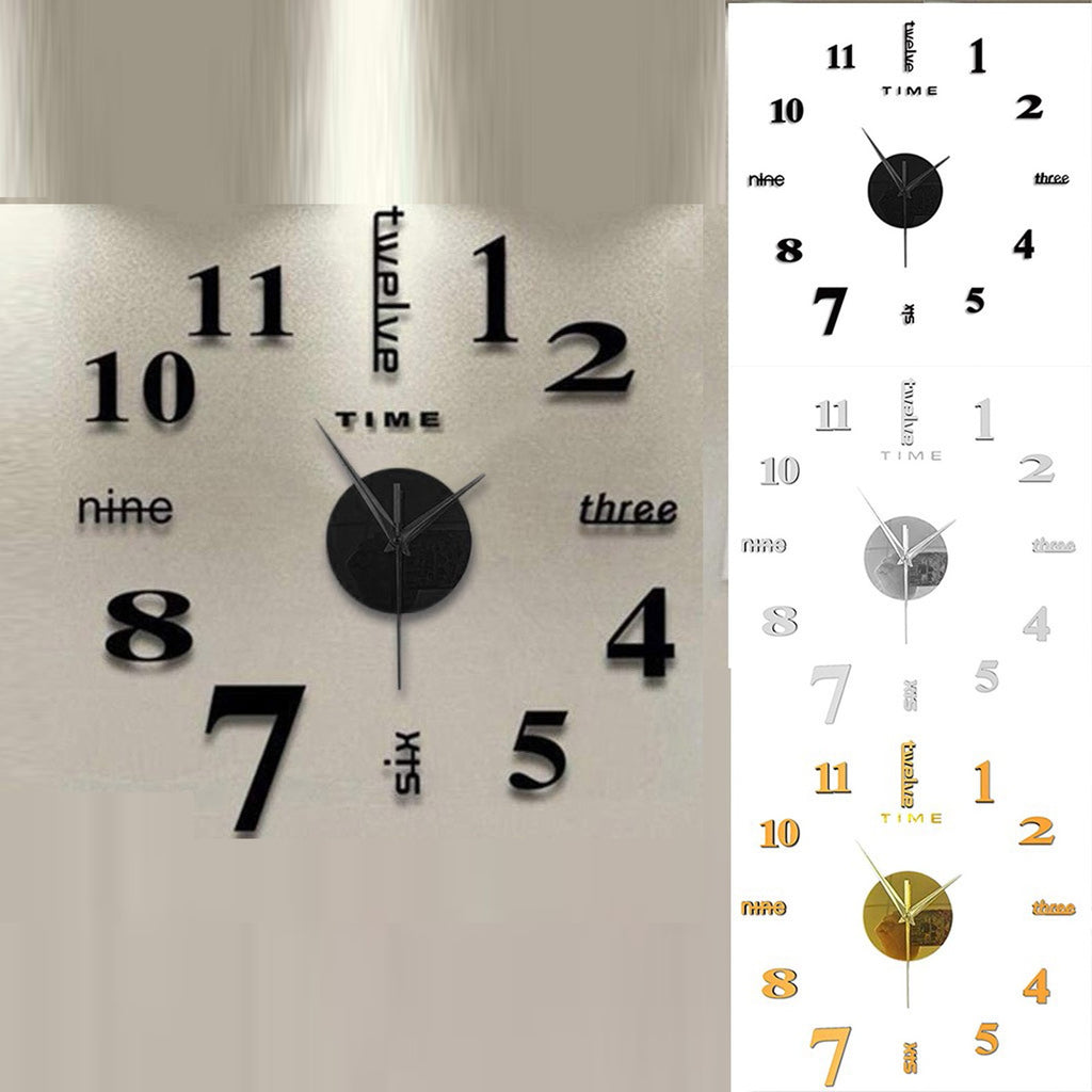 Buy Premium 3D Wall Clock - Modern & DIY | Only $9.93