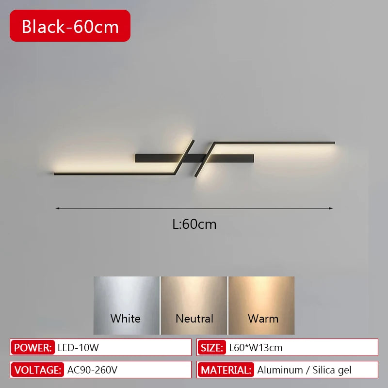 Buy Modern LED Wall Lamp for $44.1 – Top-Quality Minimalist Lighting