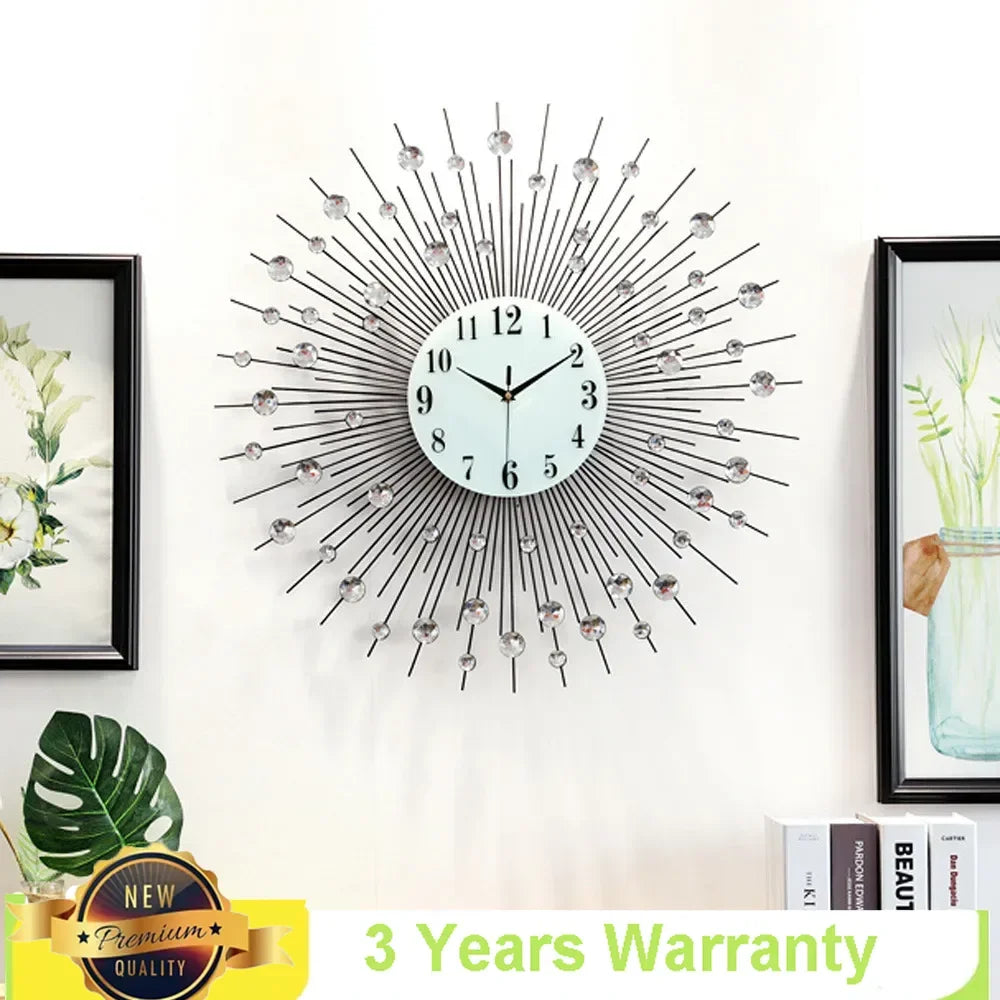 Buy Luxury Sunburst Wall Clock | $104.35 | Modern & Elegant