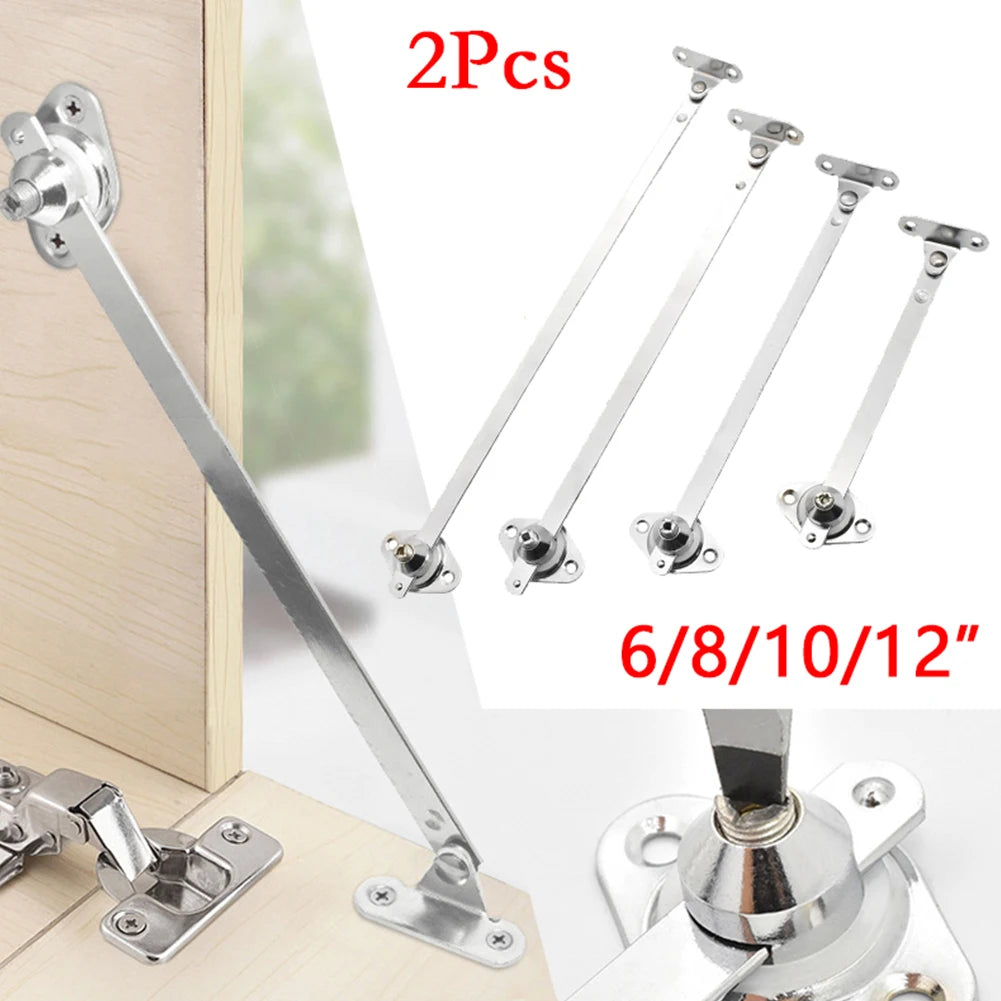 Aa2PCS 6/8/10/12 Inch Cabinet HingeDownDrop Lid Support Cupboard Furniture Doors Close Lift Up Flap Stay Hinge Sliding Rail