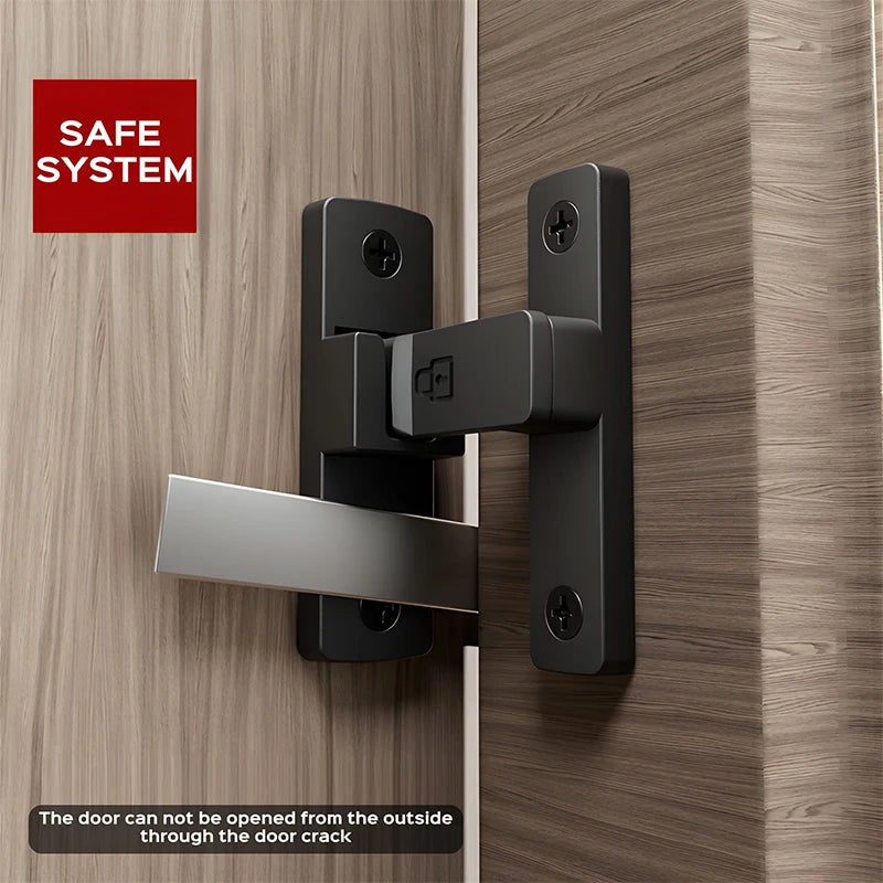 Door Lock 90/180 Degree Barn Bolt Cast Stainless Steel Hook Latch Window Cabinet Locks with Screws Right Angle Sliding Gate Lock