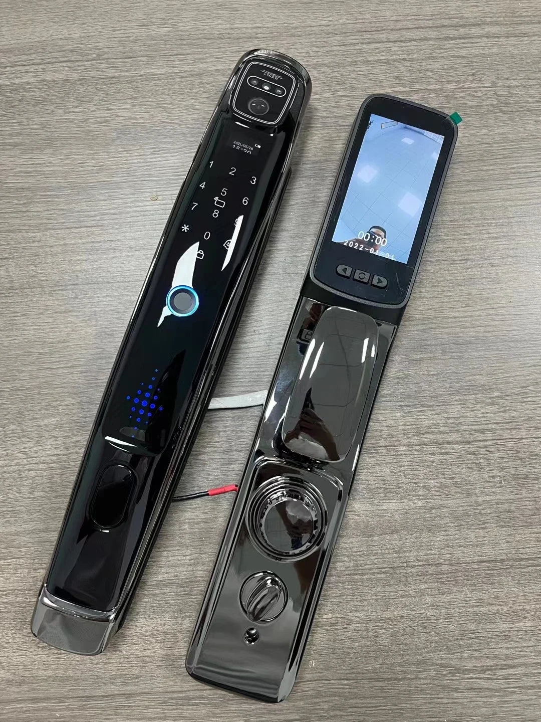 Wifi Tuya APP Face Recognition Smart Door Lock With Camera Video Call Voice Intercom Digital Door Lock Automatic Door Lock