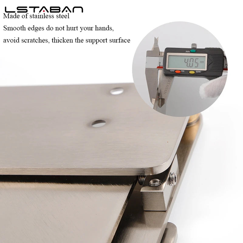 Downward Flipping Cabinet Door Support 80kg Stainless Steel Bracket Desk Flip Table Top Connection Pull-Down Hinge