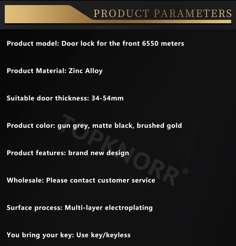Bedroom Black Door Lock Magnetic Mute Lock Indoor Wooden Door Lock Bathroom Household Simple Door Handle Locks Handles Interior