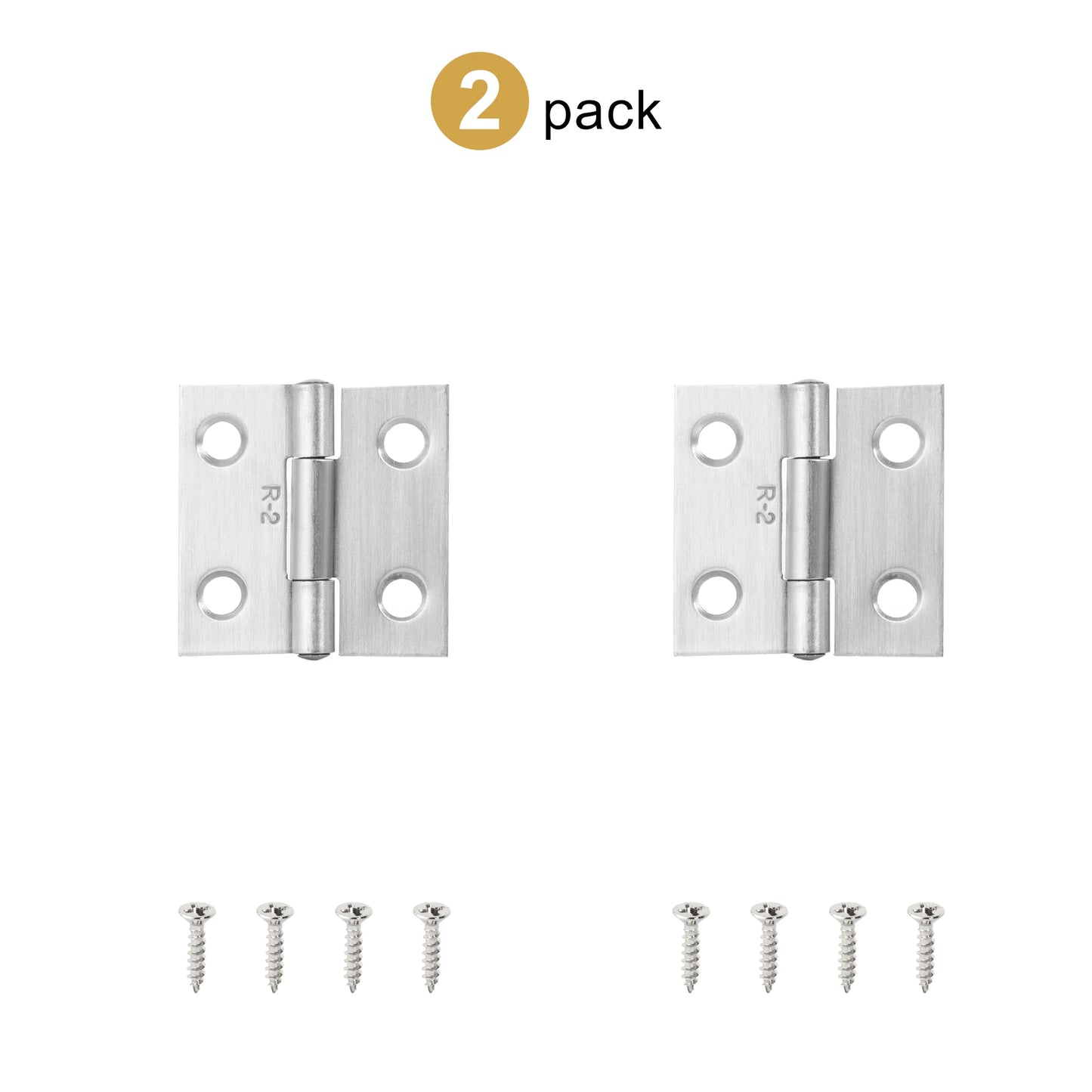2pcs Stainless Steel Hinge 270 Degree Folding Black Small Hinges Cabinet Door Hinges for Kitchen Cupboard Wooden Box Furniture