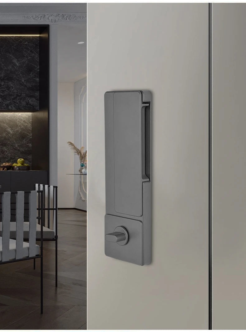 Advanced Security Lock, Invisible Lock, Indoor Bedroom, Bathroom Door Lock, Ultra-thin Silent Magnetic Suction, No Handle Lock
