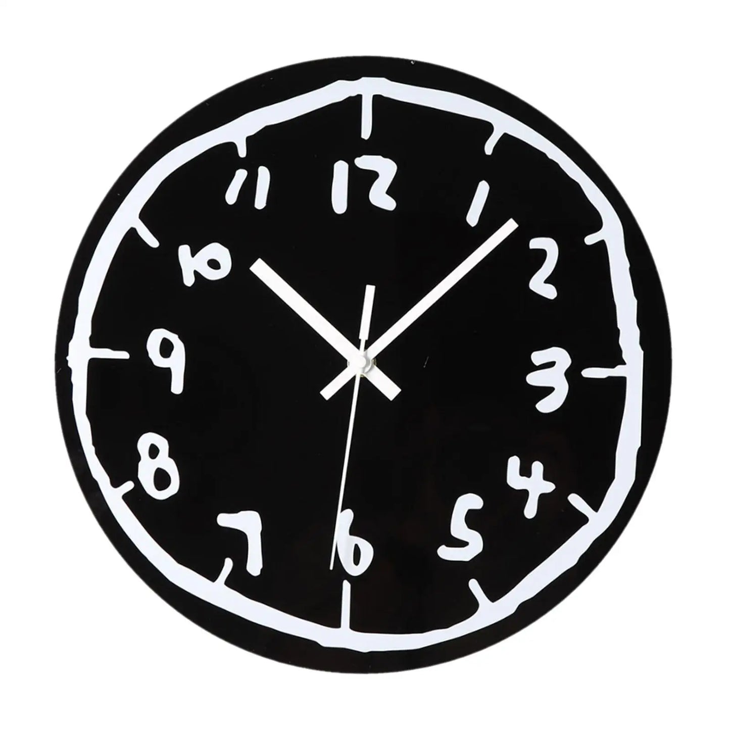 Wall Clock Ornament Unique Fashion Creative Mute Art Clock Decorative Clock for Kitchen Study Room Living Room Home