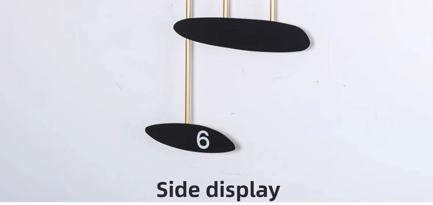 Modern Light Luxury Wall Mounted Clock, Internet Famous Fashion Decoration Watch,creative Home Minimalist and Atmospheric Clock