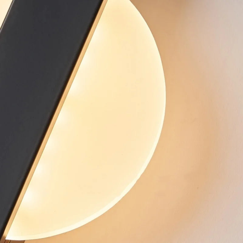 LED Nordic minimalist modern pull cord switch wall lamp for bedroom bedside living room study corridor indoor lighting fixtures