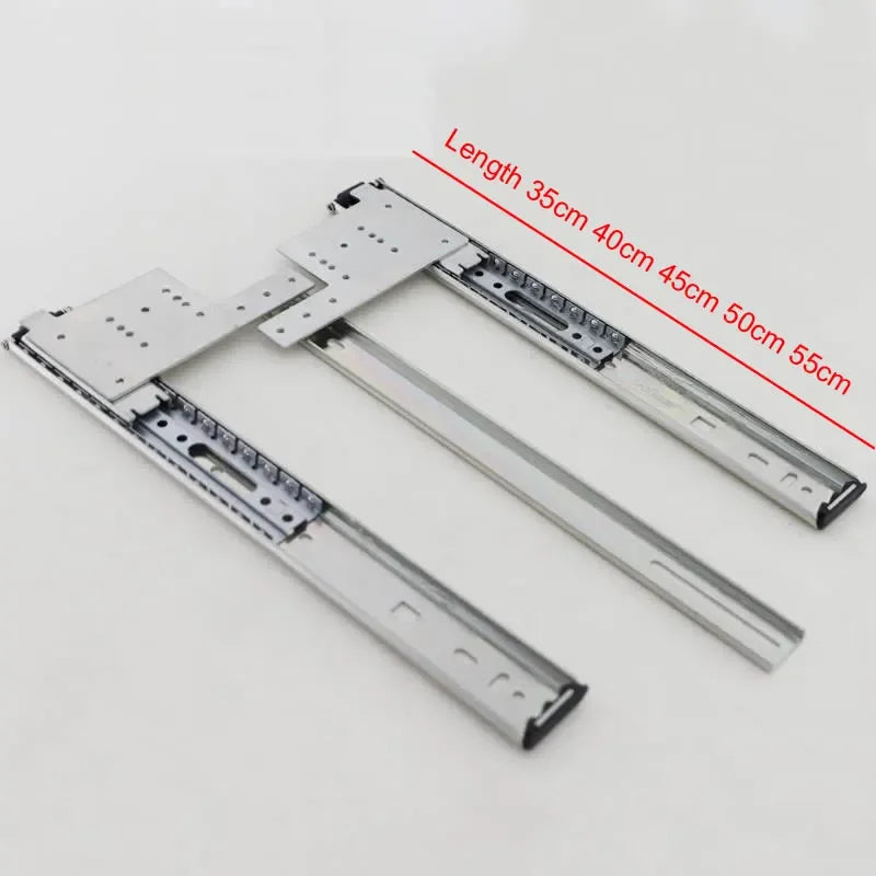 Hidden swing door slide rail Wardrobe wine cabinet TV cabinet door folding track save space Furniture hinge