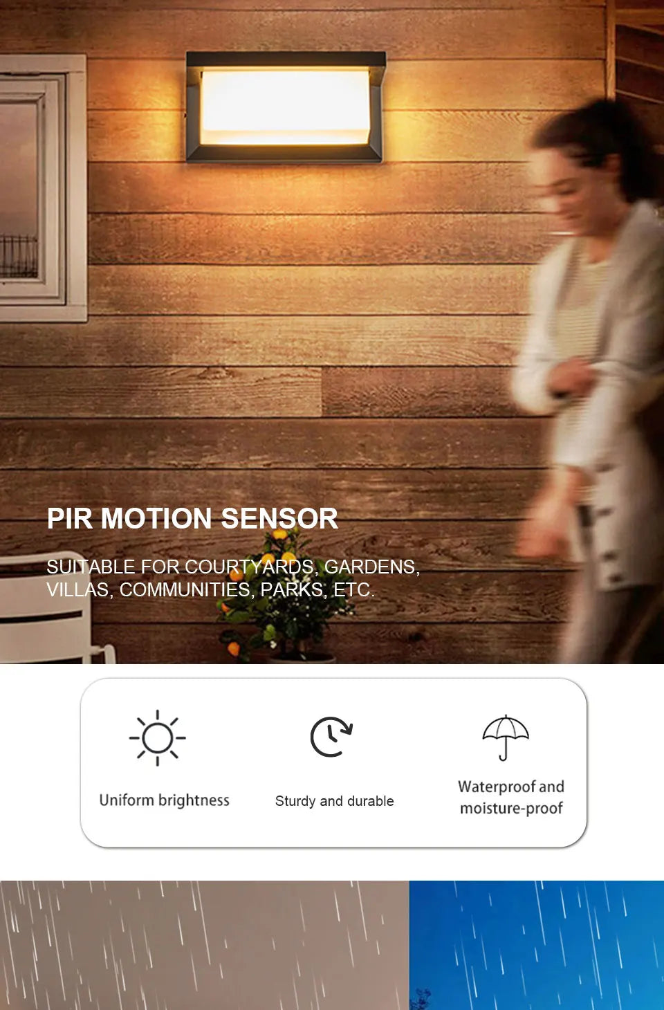 Buy LED Wall Light with Sensor - Only $18.38 | Save Now